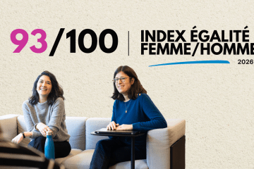 93/100 pour notre Index Égalité Femmes/Hommes 2026 !